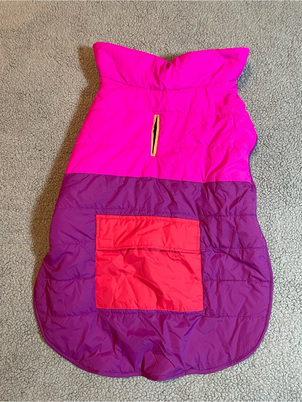 Pink/purple dog coat with pockets Size XL #doggy #winterwear